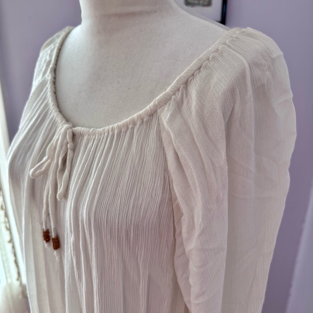 Free People Elegant White Maxi Dress - Picture 3 of 16